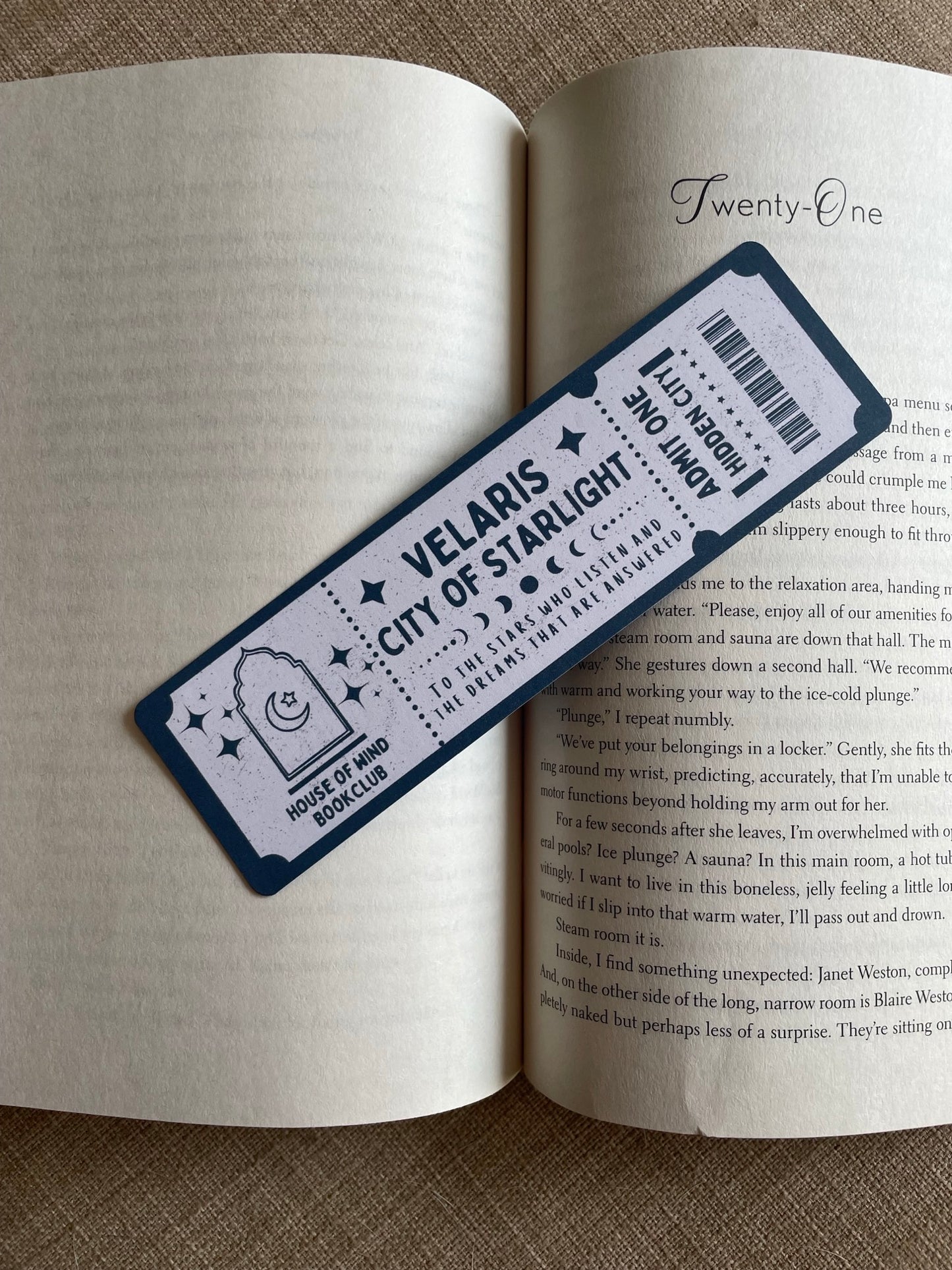 Acotar Inspired Bookmarks, Fantasy Era, Velaris City of Starlight, The Night Court Book Club