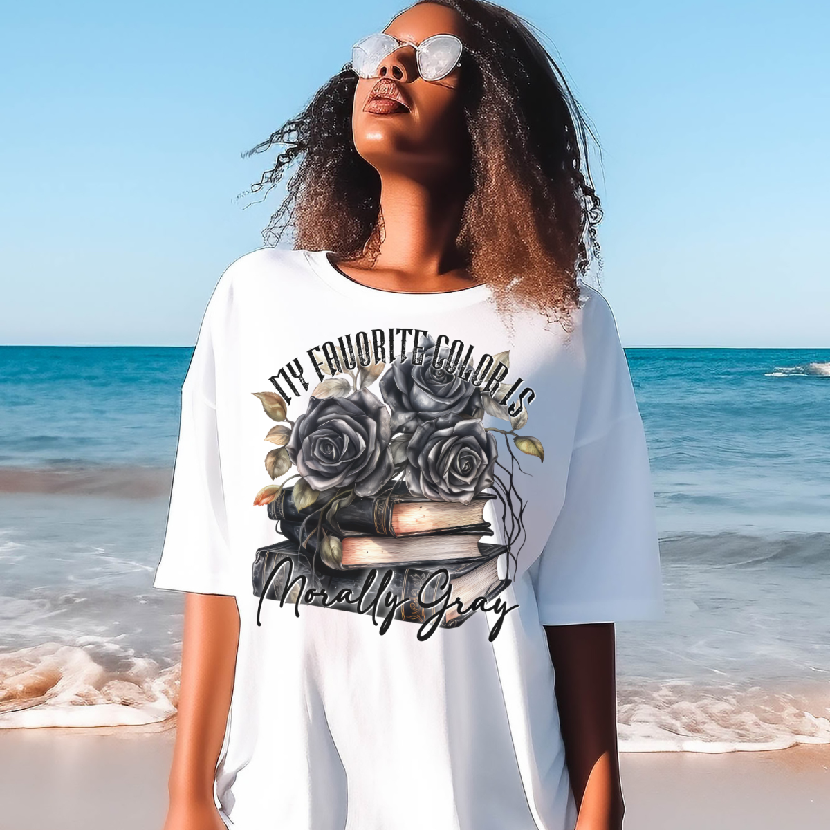 My Favorite Color is Morally Grey Bookish Smut T-Shirt or Sweatshirt