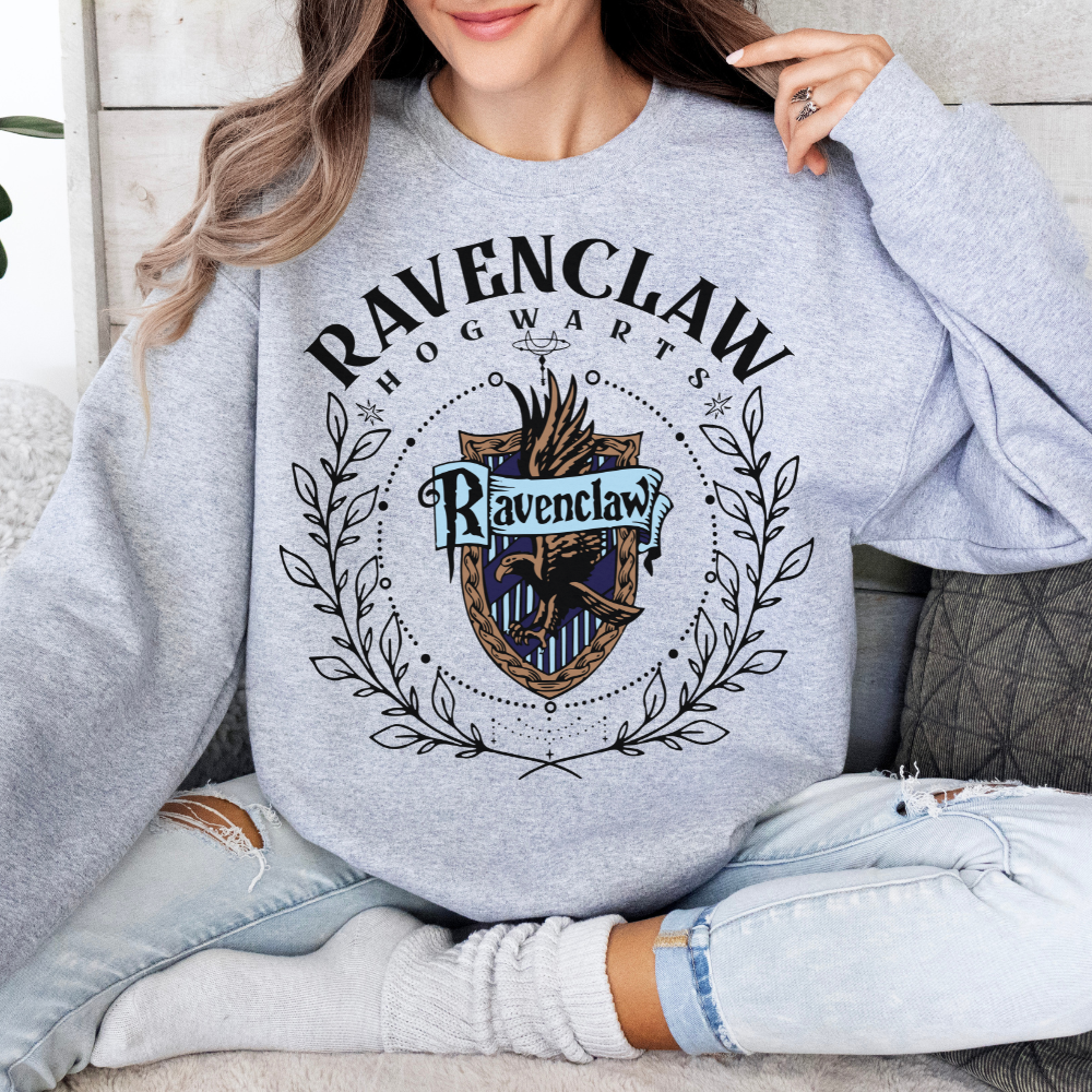 Ravenclaw Hogwarts House Harry Potter HP Wizard Magic Sweatshirt or Hoodie