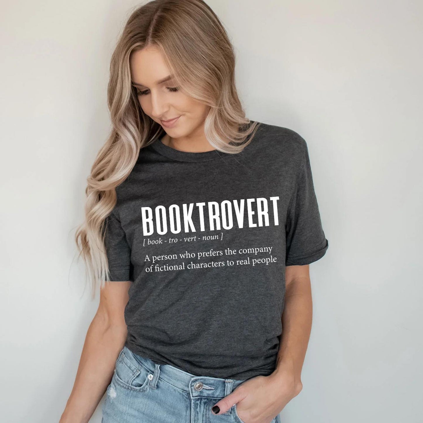 Booktrovert Crewneck T-Shirt