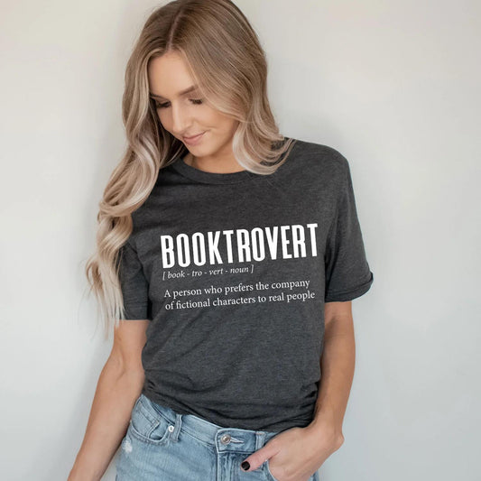 Booktrovert Crewneck T-Shirt