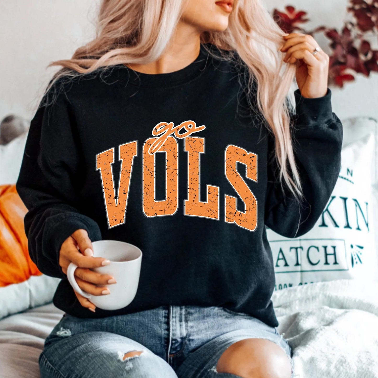 Go Vols University of Tennessee Crewneck Sweatshirt