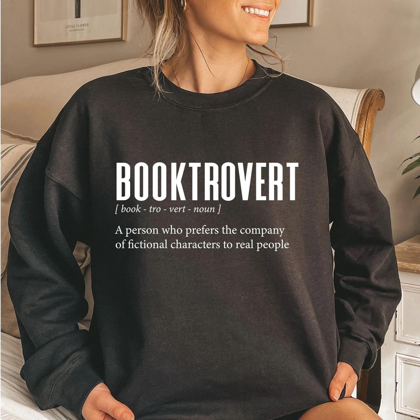 Booktrovert Crewneck Sweatshirt