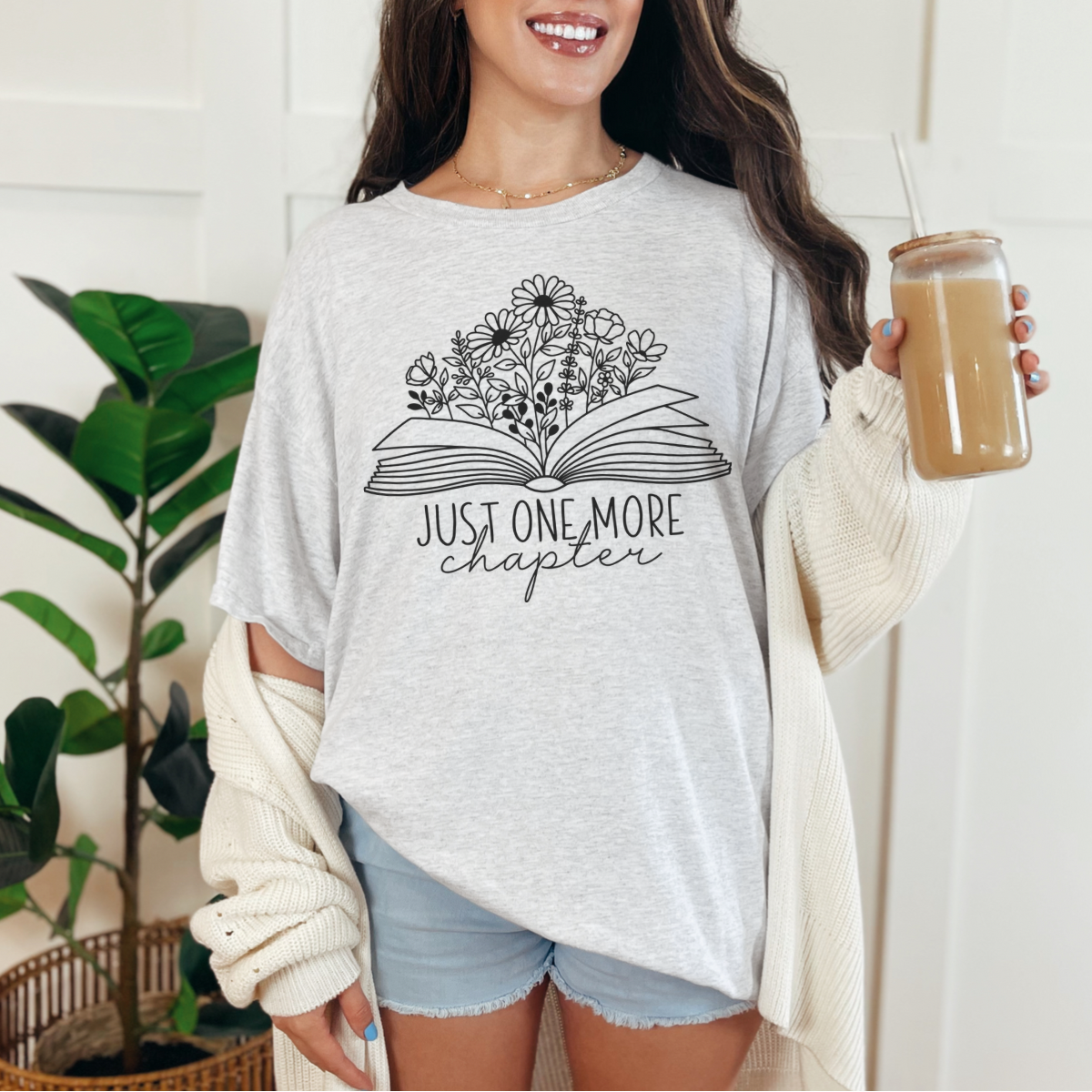 Just One More Chapter Bookish T-Shirt, Sweatshirt, or Hoodie