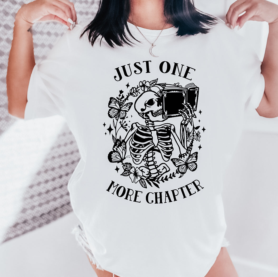 Just One More Chapter Crewneck T-Shirt or Sweatshirt