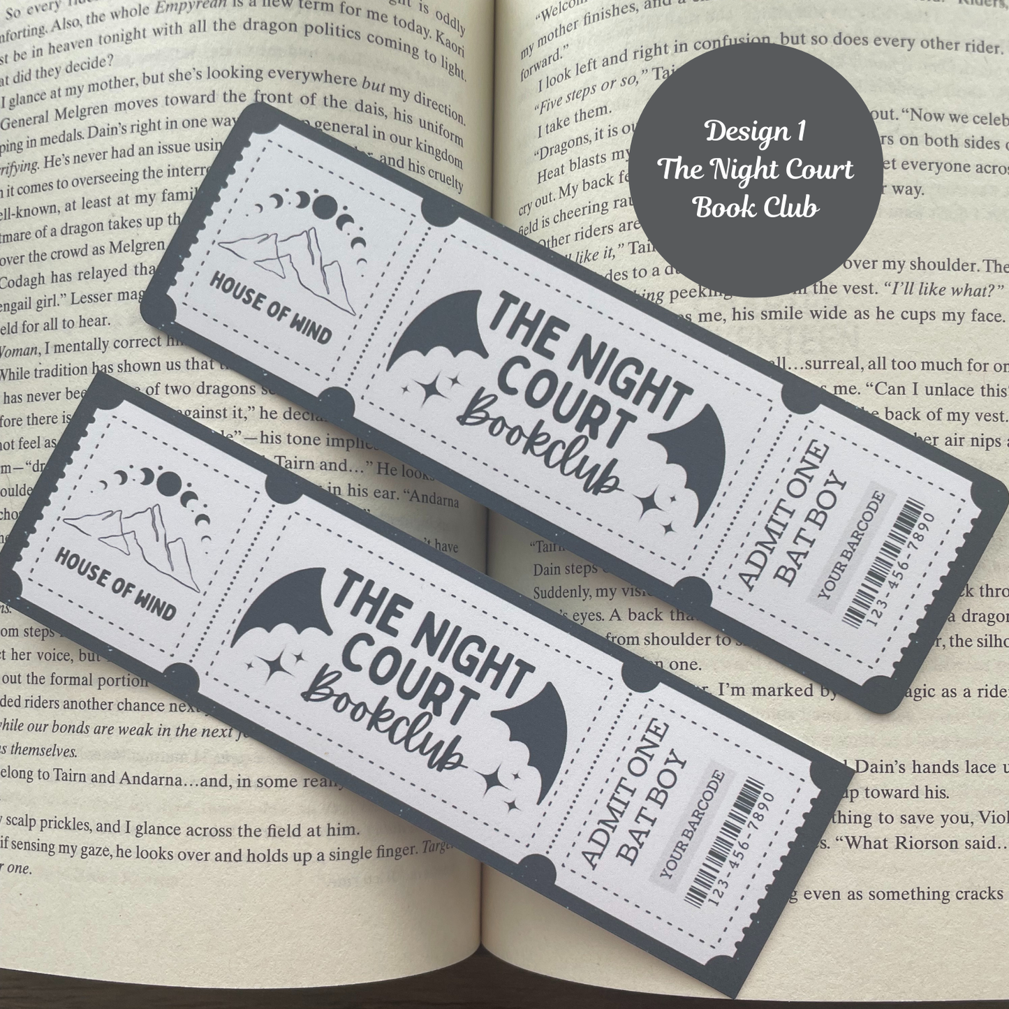 Acotar Inspired Bookmarks, Fantasy Era, Velaris City of Starlight, The Night Court Book Club