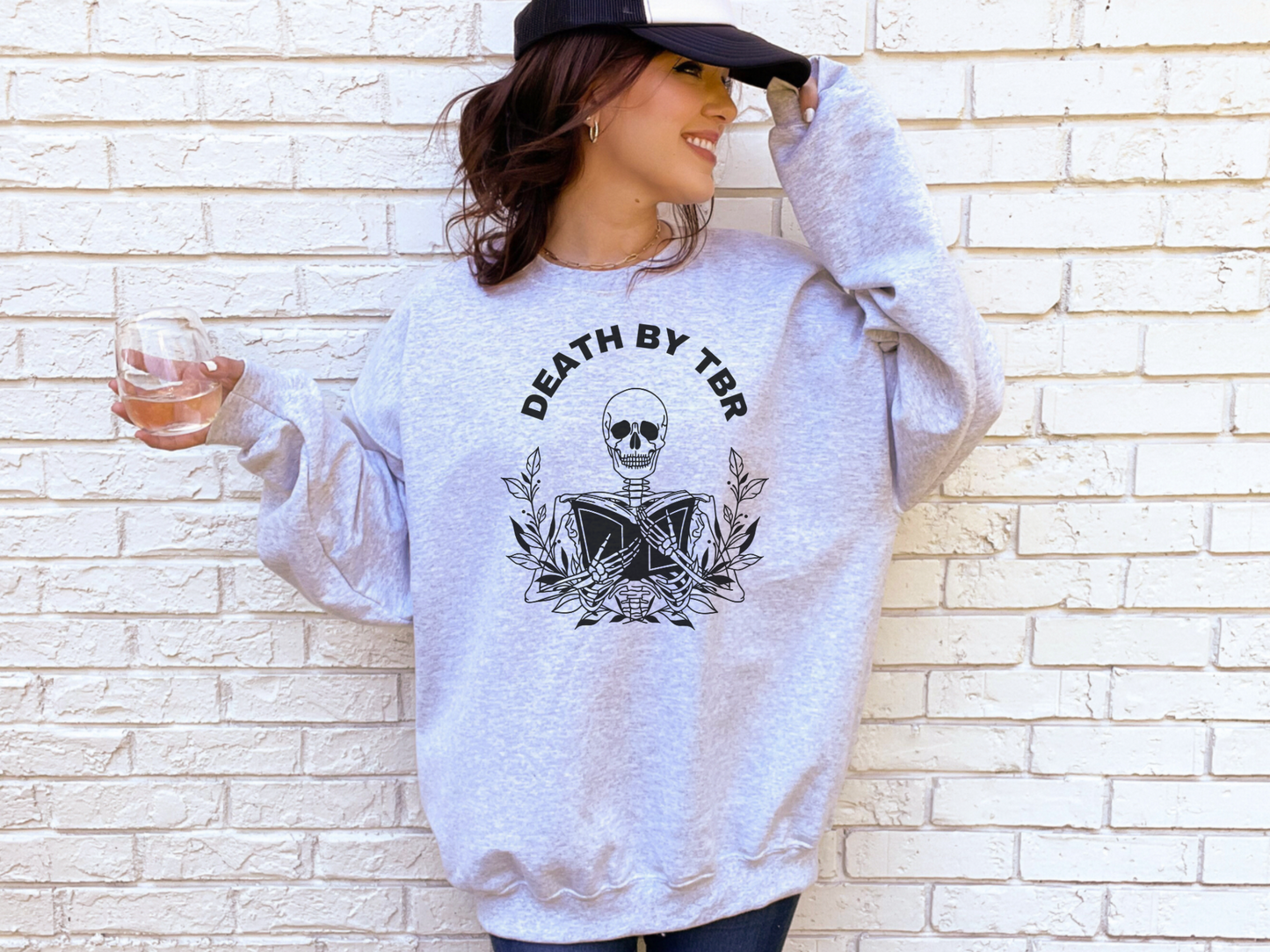 Death By TBR Bookish Sweatshirt or T-Shirt