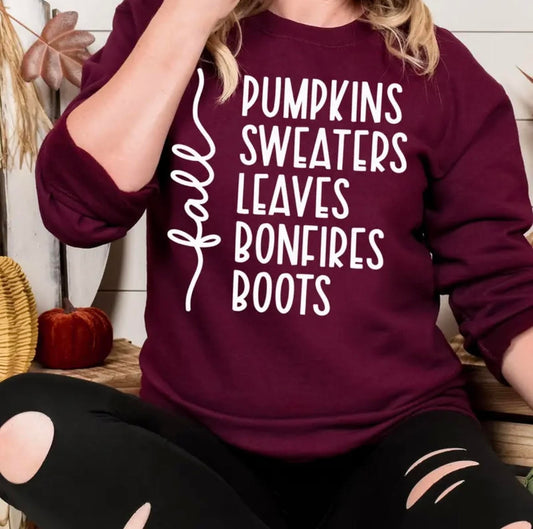 Fall Things Crewneck Sweatshirt