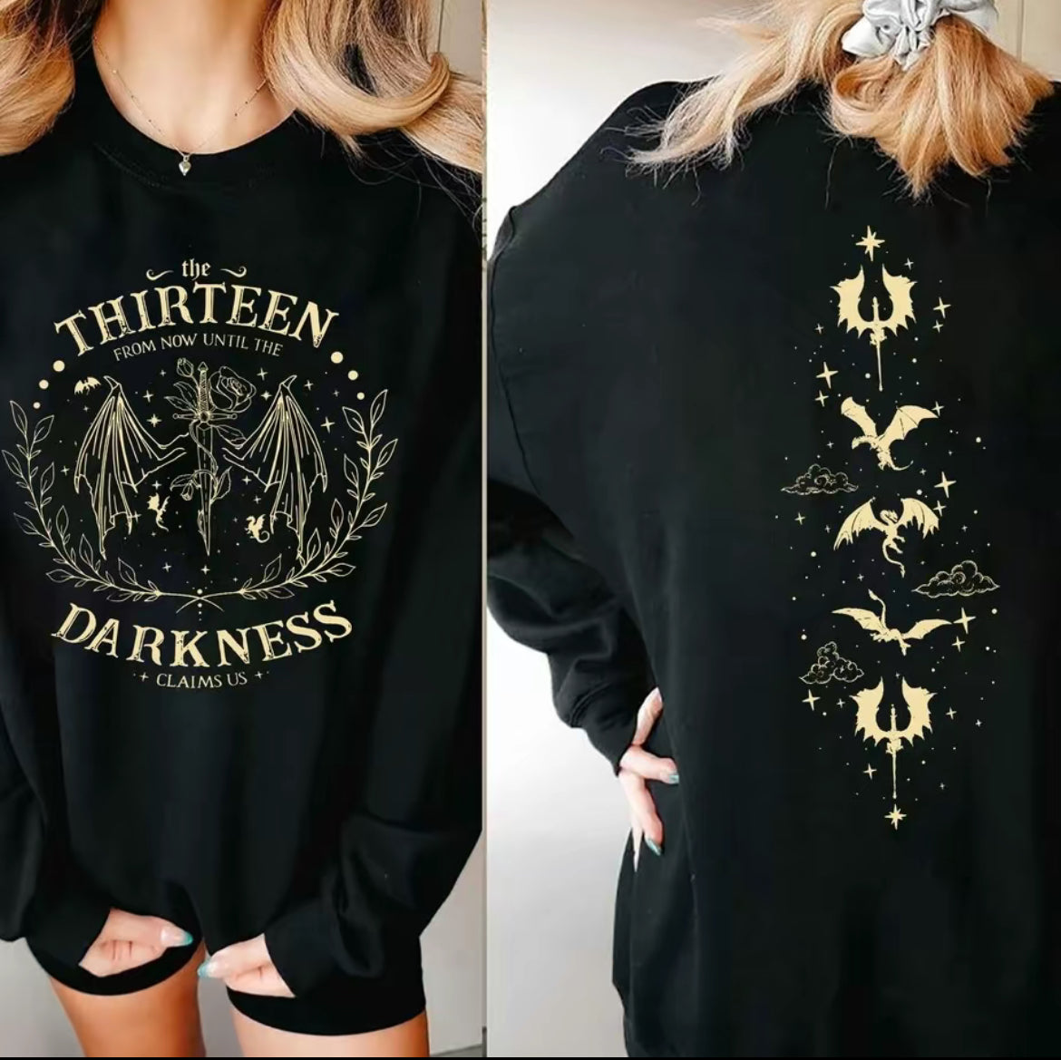 Throne of Glass Inspired TOG The Thirteen Bookish Sweatshirt or Hoodie