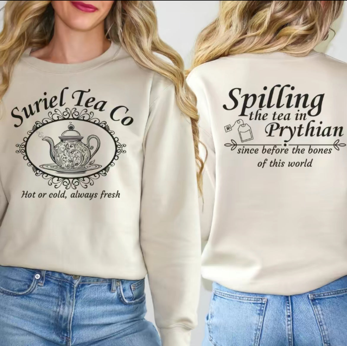 Suriel Tea Co. ACOTAR Inspired Sweatshirt or Hoodie