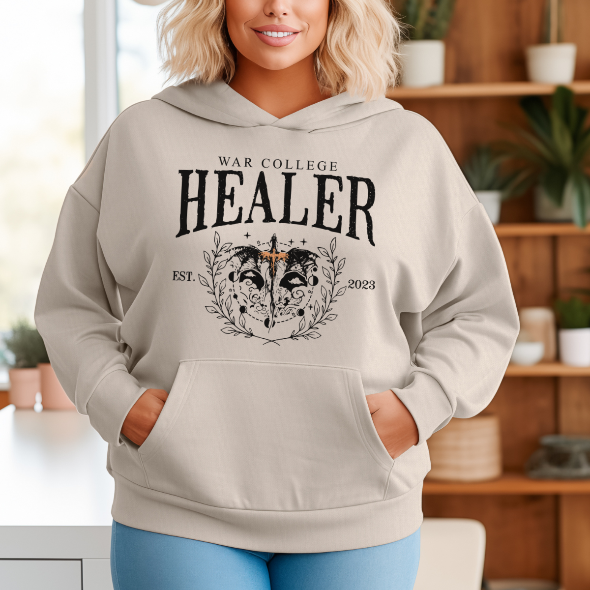 Healer Quadrant Fourth Wing Inspired Sweatshirt or Hoodie, Basgiath War College