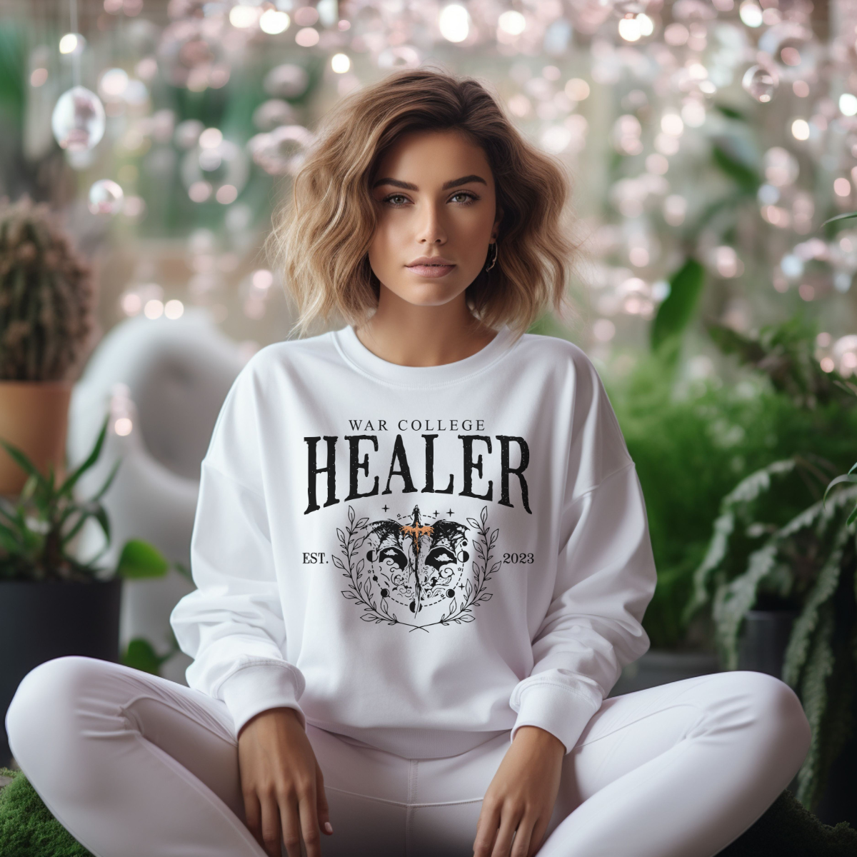 Healer Quadrant Fourth Wing Inspired Sweatshirt or Hoodie, Basgiath War College