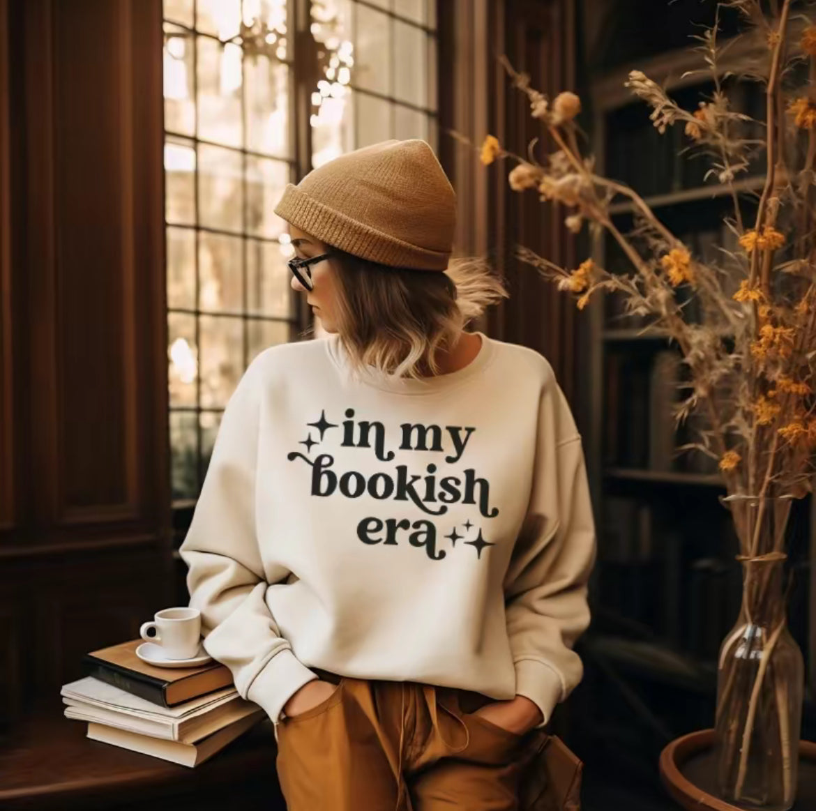 In My Bookish Era Oversized Sweatshirt or T-Shirt