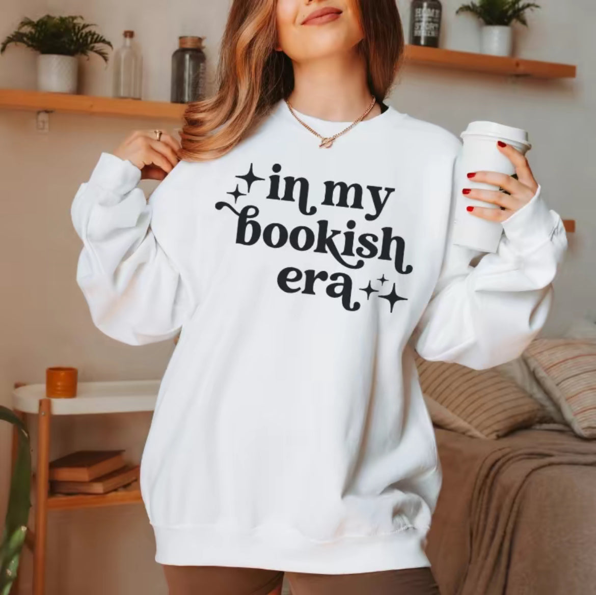 In My Bookish Era Oversized Sweatshirt or T-Shirt