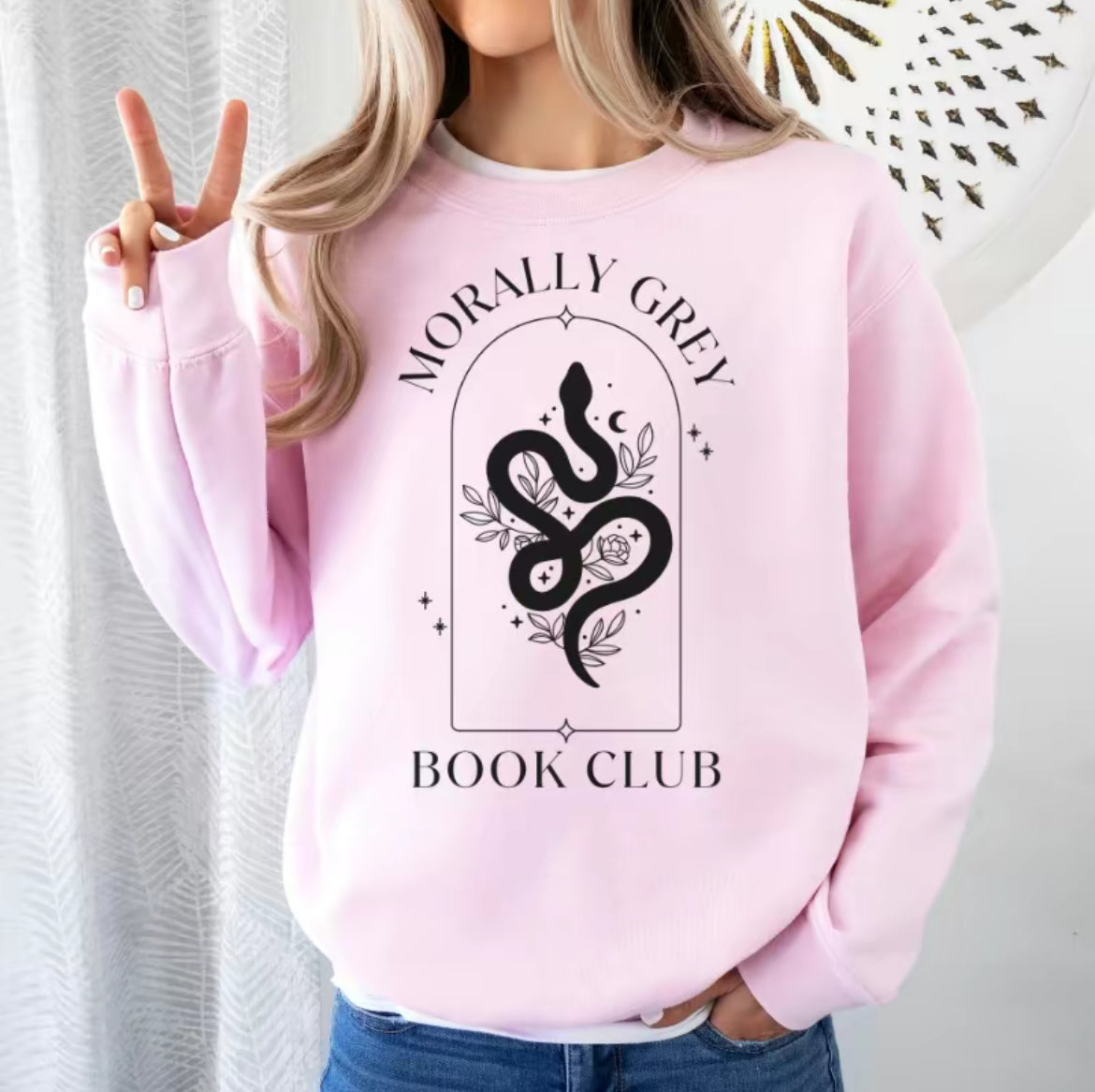 Morally Grey Book Club Bookish Sweatshirt or T-Shirt