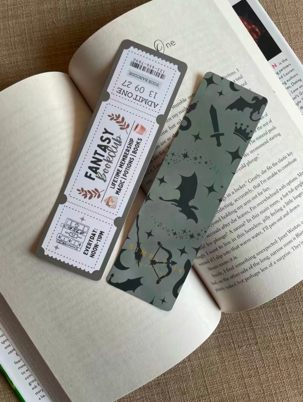 Acotar Inspired Bookmarks, Fantasy Era, Velaris City of Starlight, The Night Court Book Club