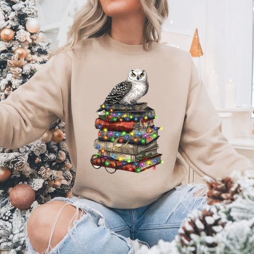 Harry Potter HP Wizard Christmas Sweatshirt or T-Shirt