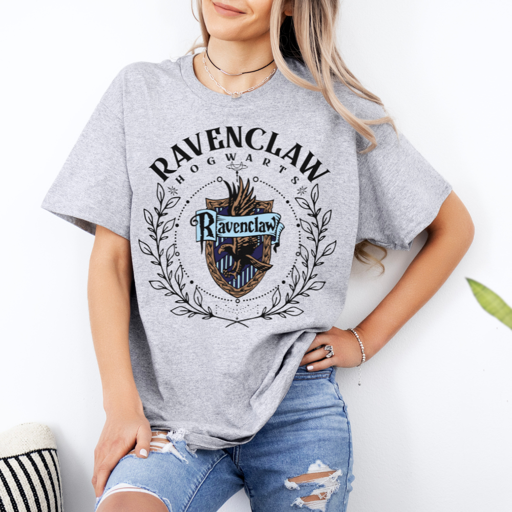 Ravenclaw Hogwarts House Harry Potter HP Wizard Magic Short or Long Sleeve T-Shirt