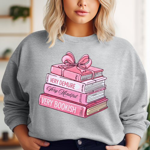 Very Demure Very Mindful Very Bookish Sweatshirt T-Shirt Hoodie