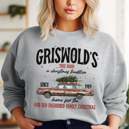 Griswold's Tree Farm Fun Old Fashioned Family Christmas Sweatshirt Christmas Vacation T-Shirt Hoodie