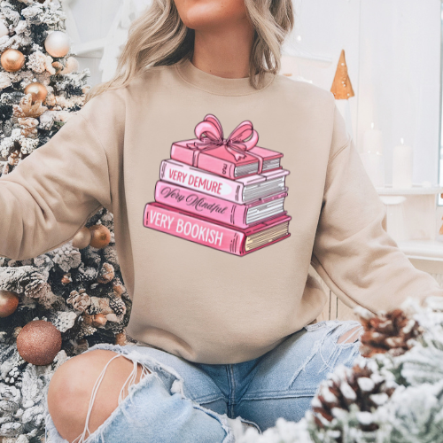 Very Demure Very Mindful Very Bookish Sweatshirt T-Shirt Hoodie